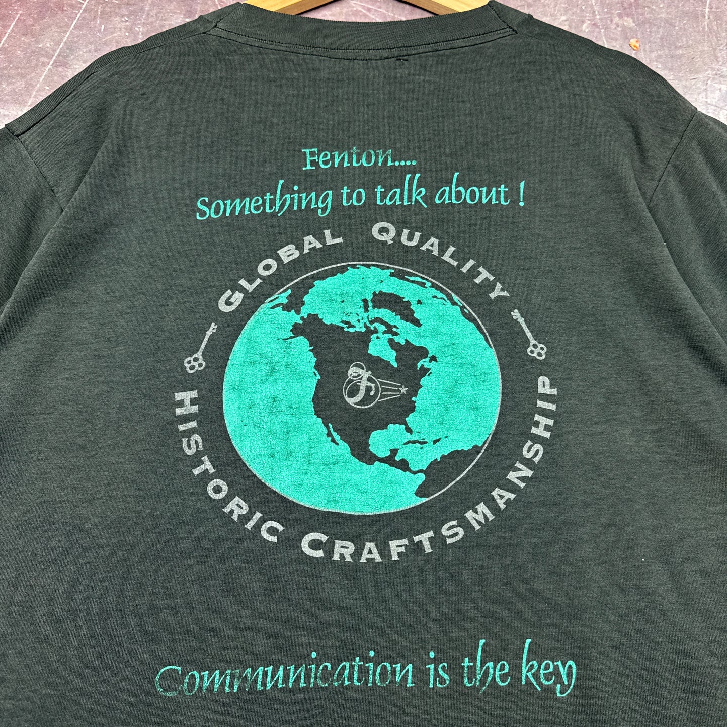 90s Black Fenton Global Shirt 3653