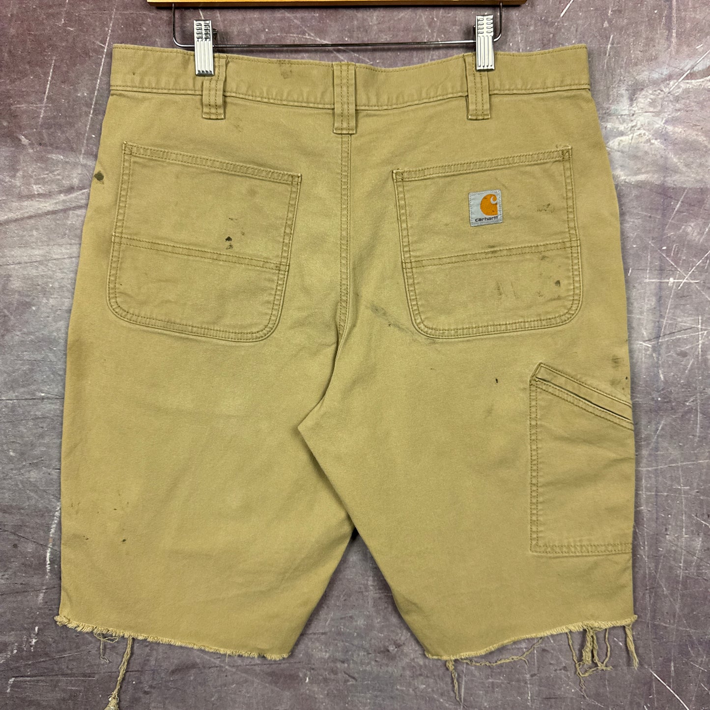 00s Tan Brown Carhartt Shorts 35x11 3517