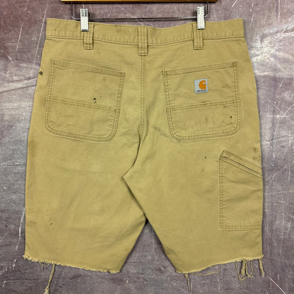 00s Tan Brown Carhartt Shorts 35x11 3517
