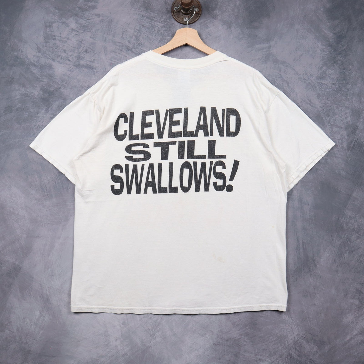 90s White Pittsburgh Sucks Cleveland Browns Shirt 6714