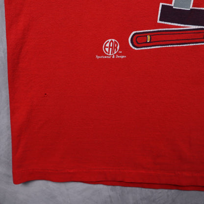 1993 Red Atlanta Braves Yes! Baseball Shirt 5458