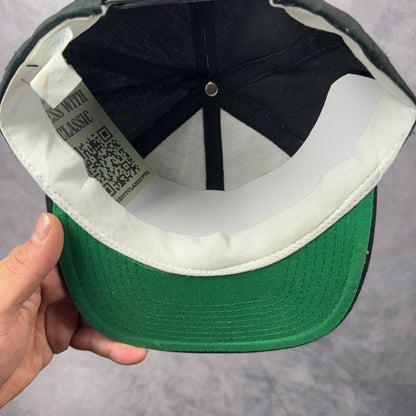 90s Black New Orleans Saints Snapback Hat 4304