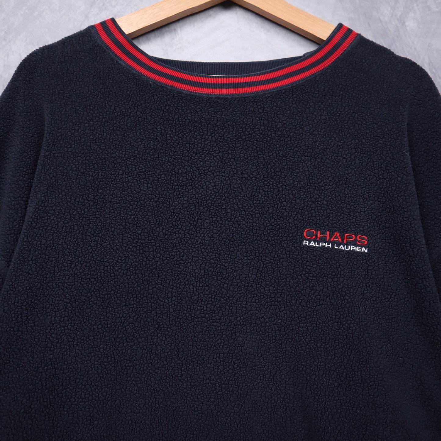 90s Navy Blue Chaps Ralph Lauren Embroidered Fleece 4715