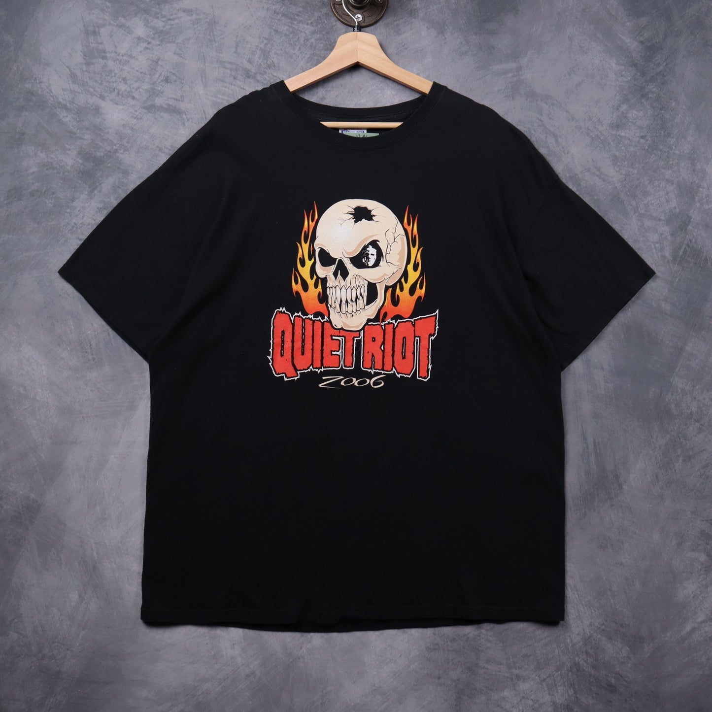 2006 Black Quiet Riot Kick Ass World Tour Shirt 5378