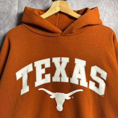 90s Orange Russell Texas Longhorns Hoodie 4429