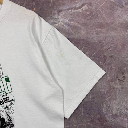 90s White Lightning Off Roading Shirt 3666