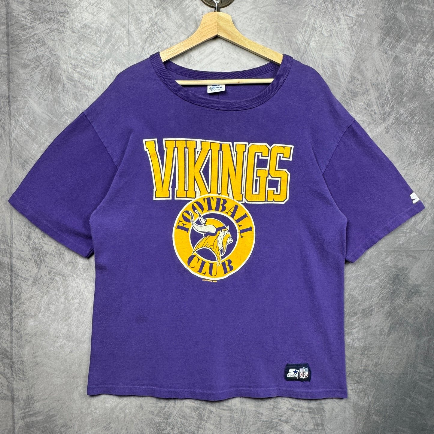 1989 Purple Minnesota Vikings Shirt 4255