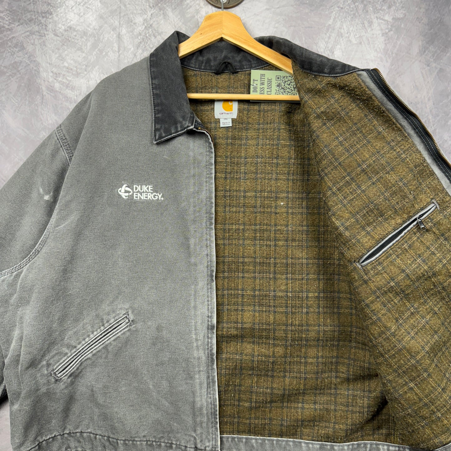 00s Grey Carhartt Detroit Jacket 4050