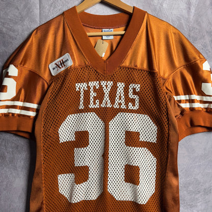 90s Orange Texas Longhorns Reebok #36 Team Issue Football Jersey 4573