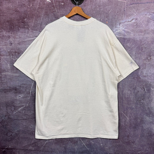 1996 White Atlanta Olympics Flag Shirt 3442