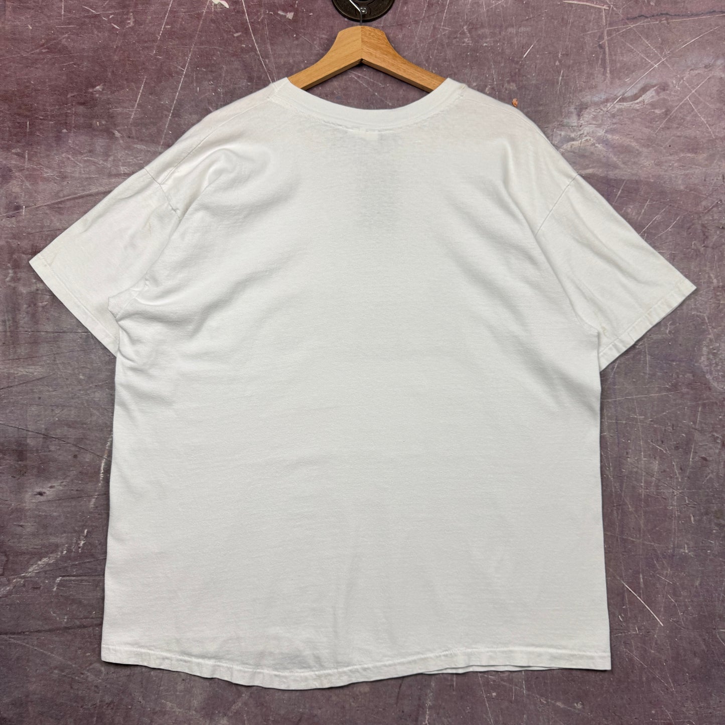 90s White Hot Rod Shirt 3662