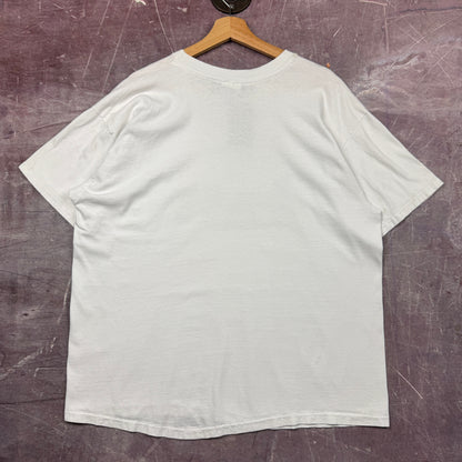 90s White Hot Rod Shirt 3662