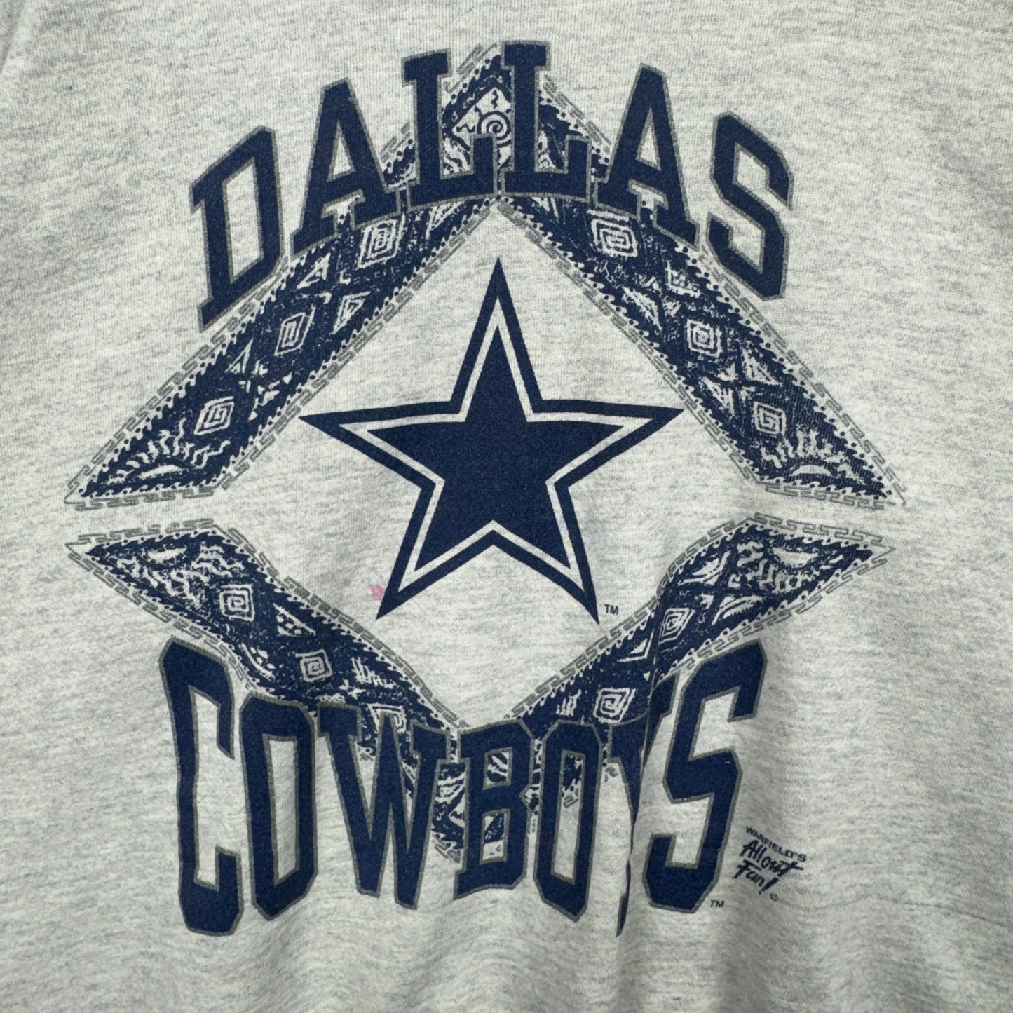 90s Grey Dallas Cowboys Crewneck Sweatshirt 4108