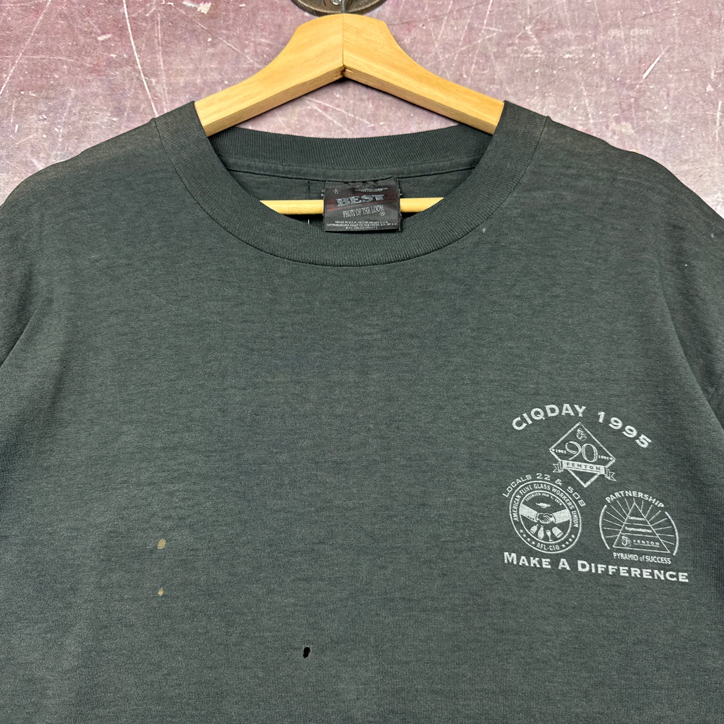 90s Black Fenton Global Shirt 3653