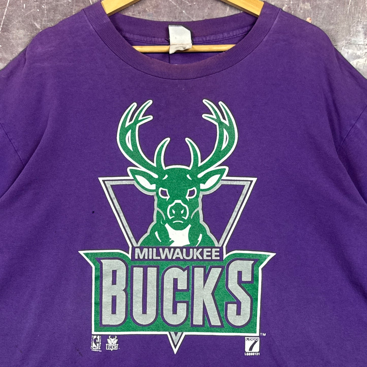 90s Purple Milwaukee Bucks Shirt