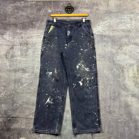 00s Blue Painter Carhartt Carpenter Work Pants 31x29.5 0389