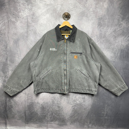 00s Grey Carhartt Detroit Jacket 4050