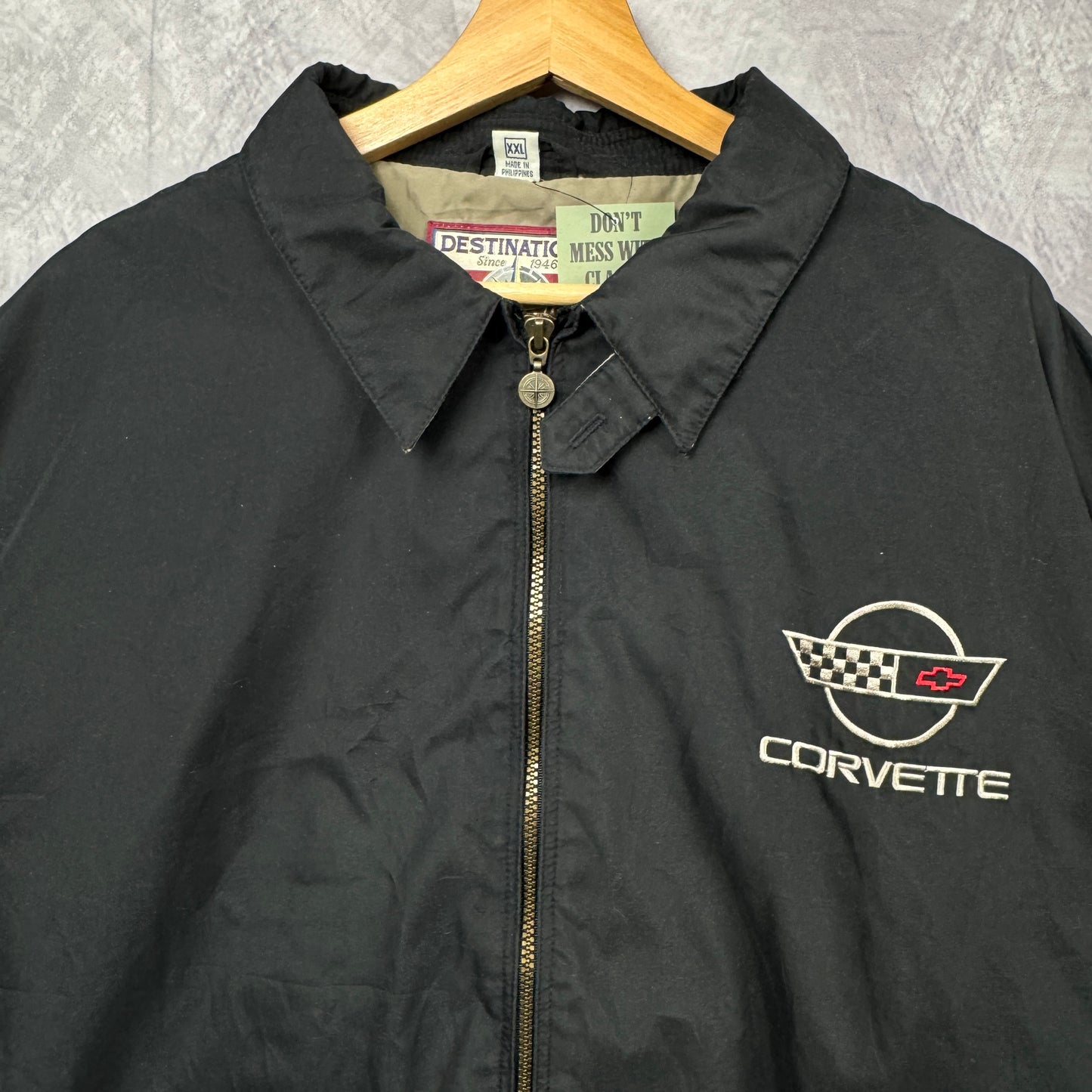 90s Black Corvette Jacket 4015