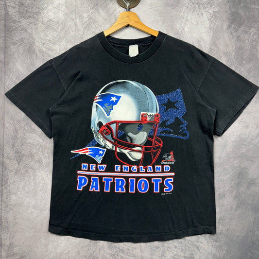 1997 Black New England Patriots Shirt 4167