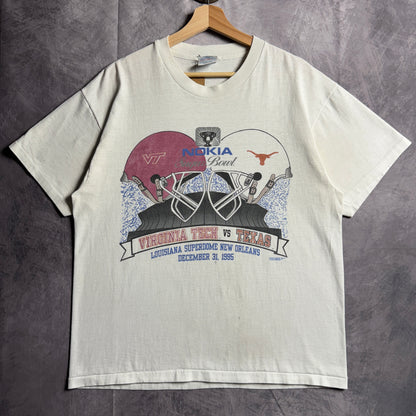 1995 White Texas Longhorns Nokia Sugar Bowl Shirt 4565