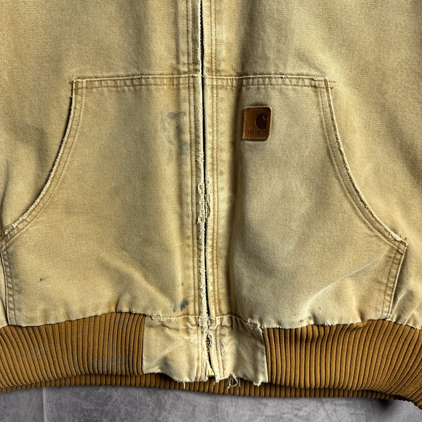 00s Tan Brown Texas Longhorns Carhartt Active Jacket 4449