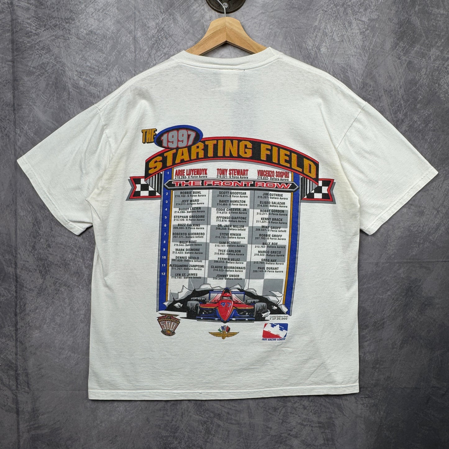1997 White Indianapolis Speedway Shirt 3931