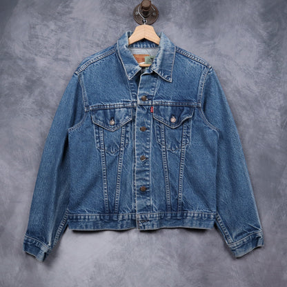 70s Medium Wash Levi's Denim Trucker Jacket 5091