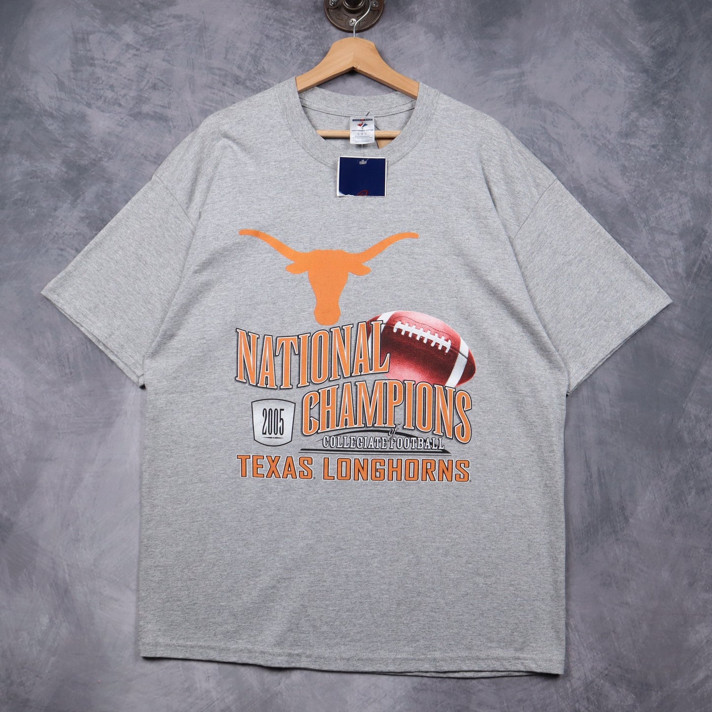 2005 Grey Texas Longhorns National Champions Shirt 5826