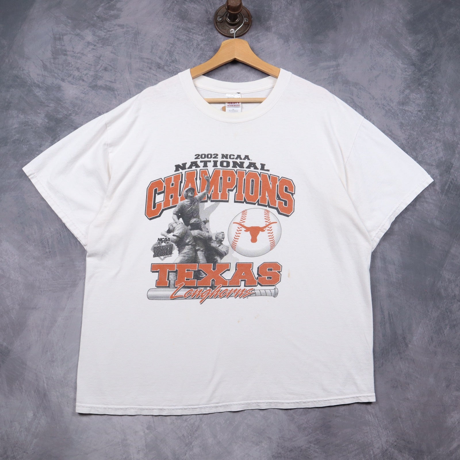 2002 White Texas Longhorns NCAA National Champions Shirt 5761