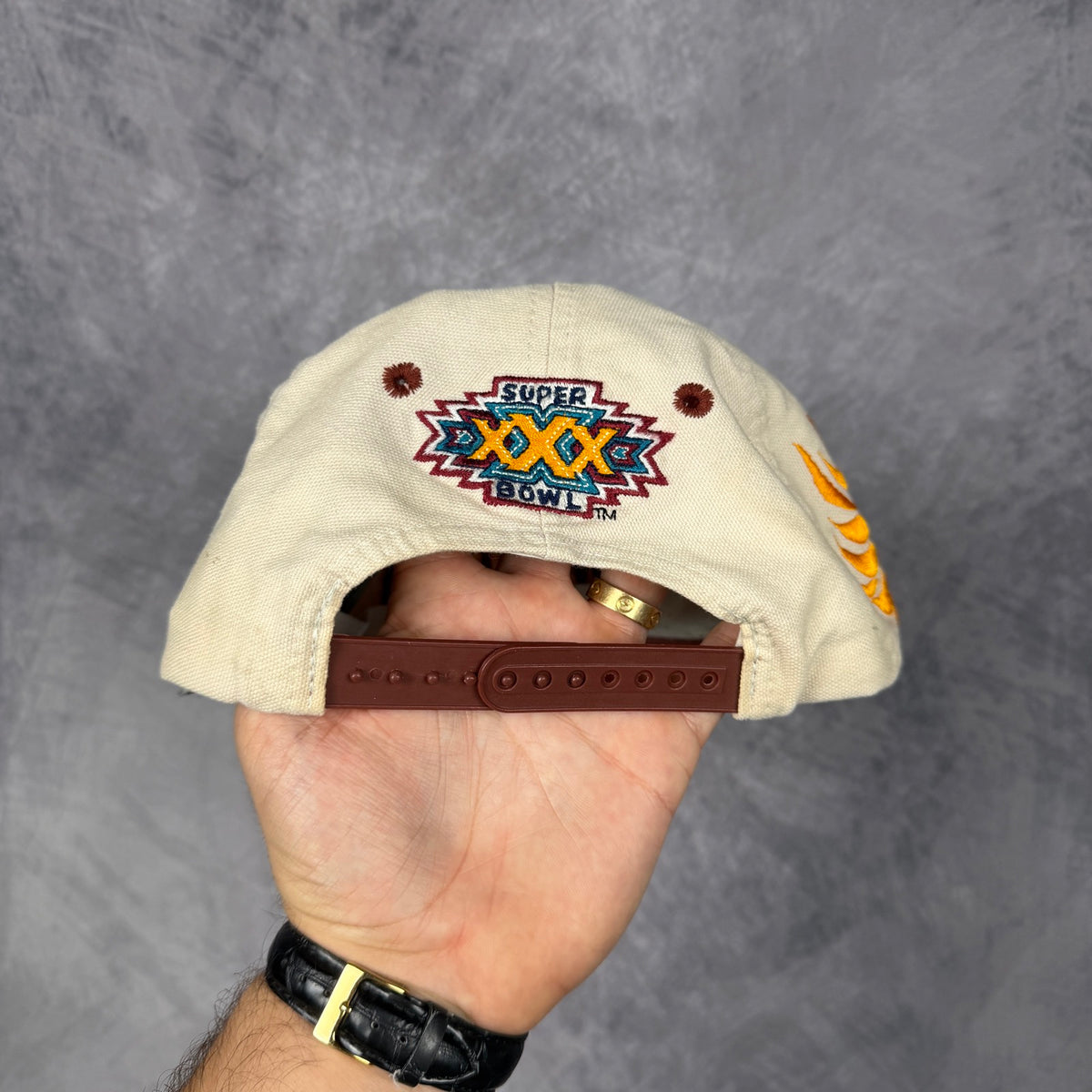 1996 Cream Dallas Cowboys Super Bowl XXX Champions Hat 6807
