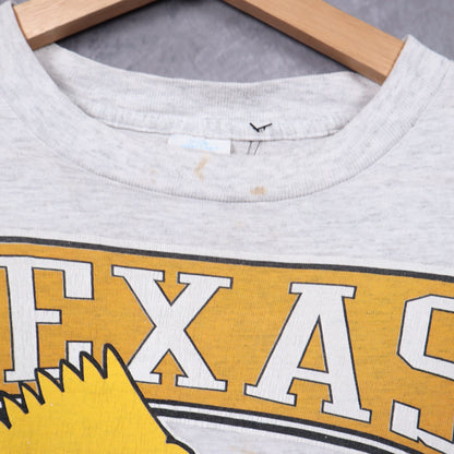1990 Grey Bart Simpson Texas Longhorns Shirt 5821