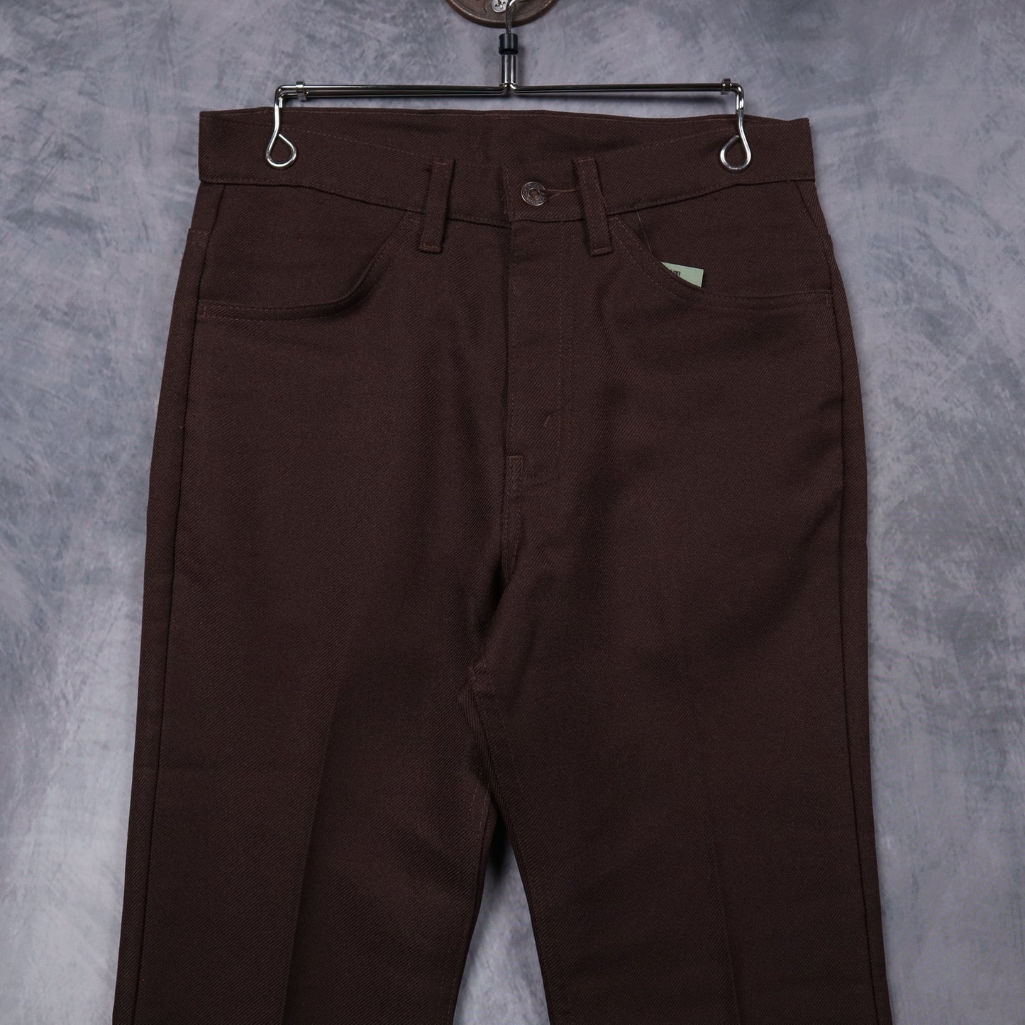 70s Brown Levi's Boot Cut Pants 5217