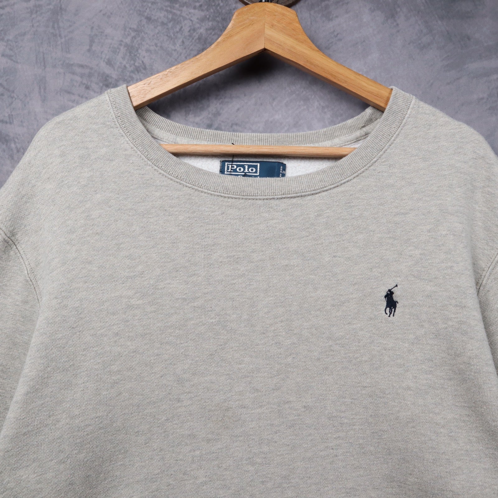 90s Grey Polo Ralph Lauren Crewneck 5399