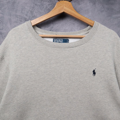 90s Grey Polo Ralph Lauren Crewneck 5399