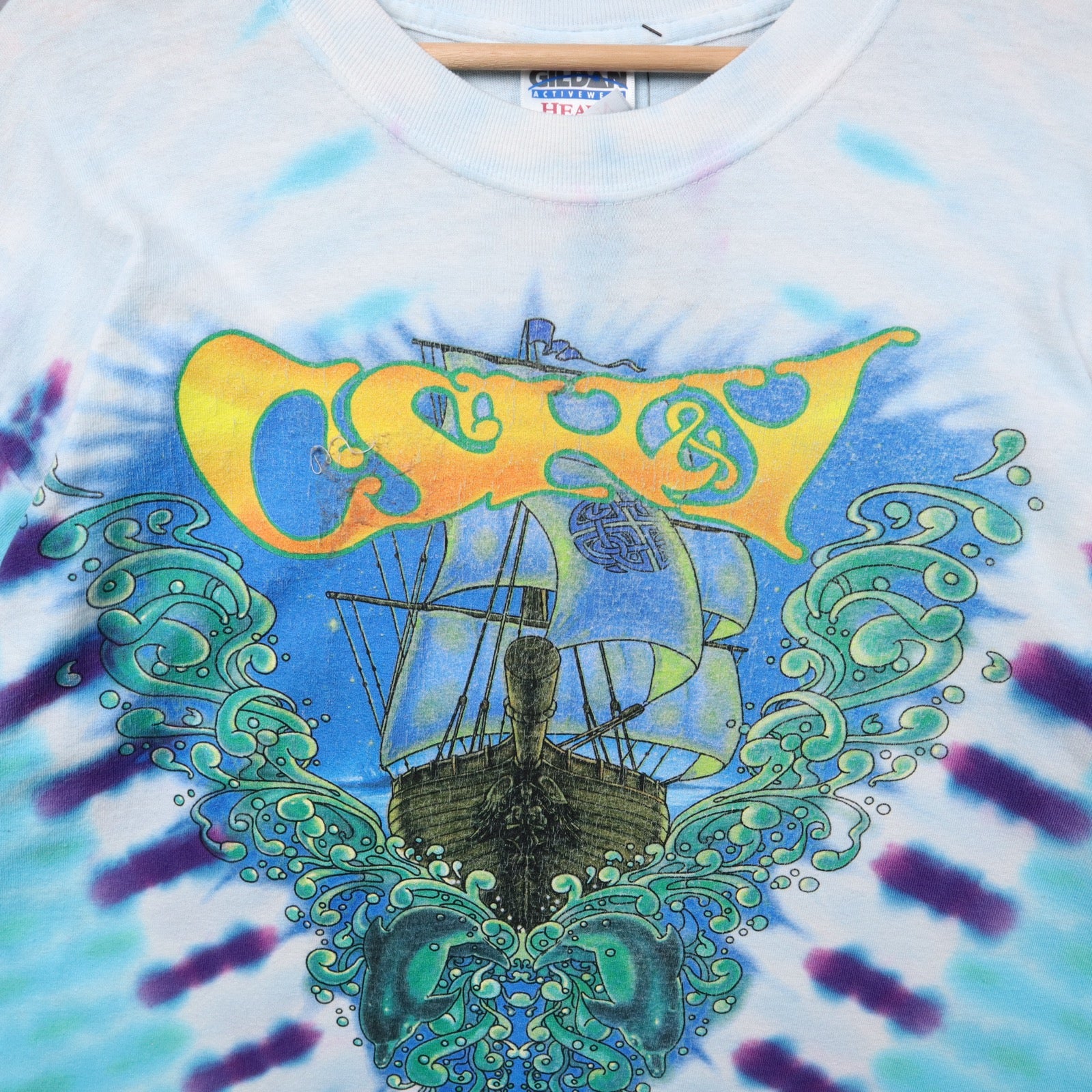 2000 Blue Tie Dye CSNY Tour Shirt 5447