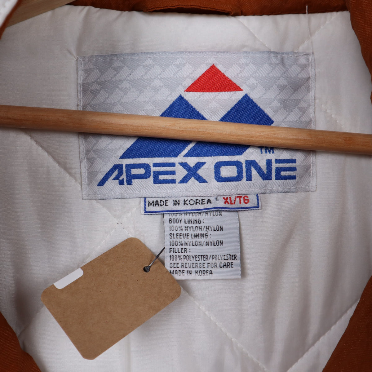 90s Burnt Orange Texas Longhorns Apex One Puffer Jacket 5915