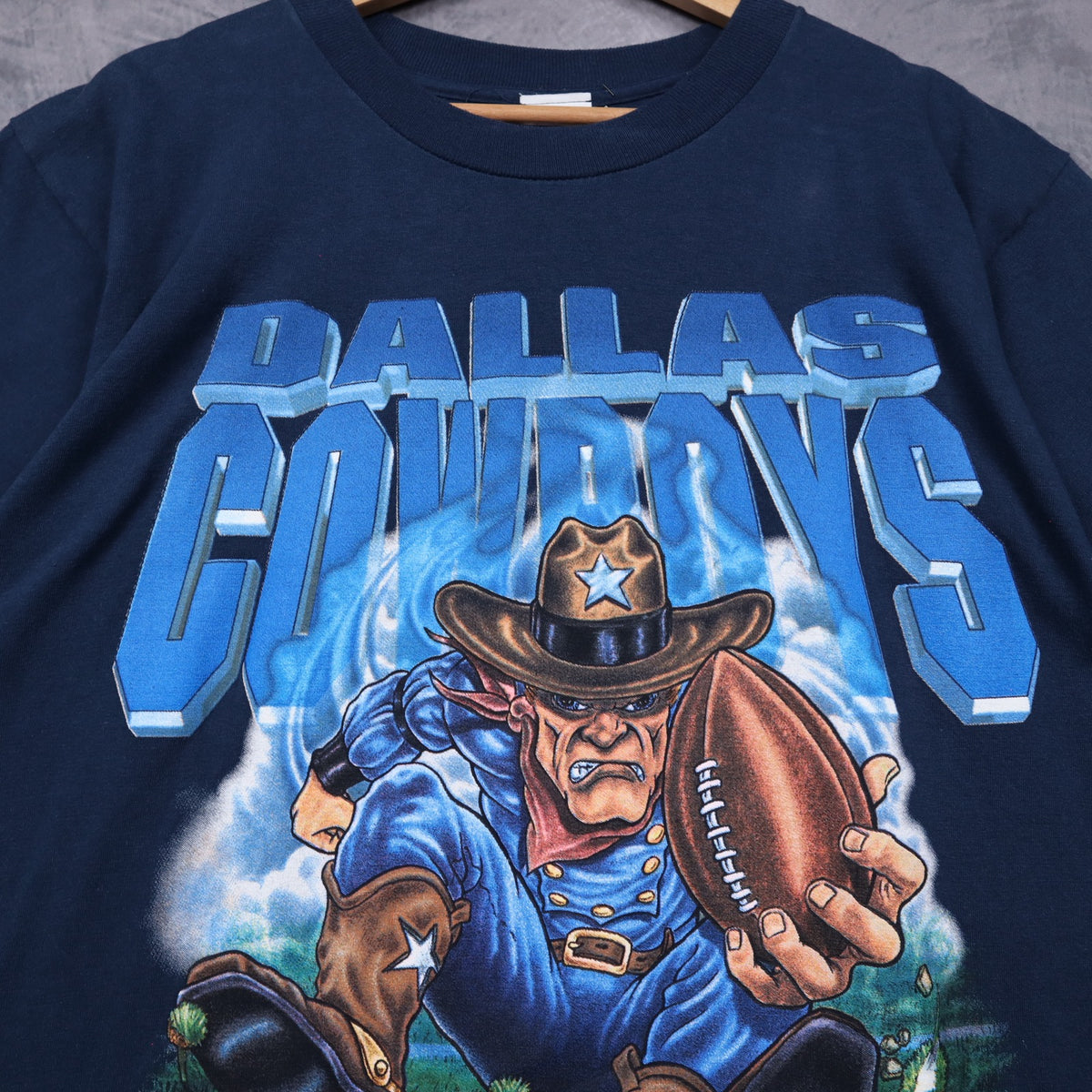 1993 Navy Blue Dallas Cowboys Back In The Saddle Shirt 6655