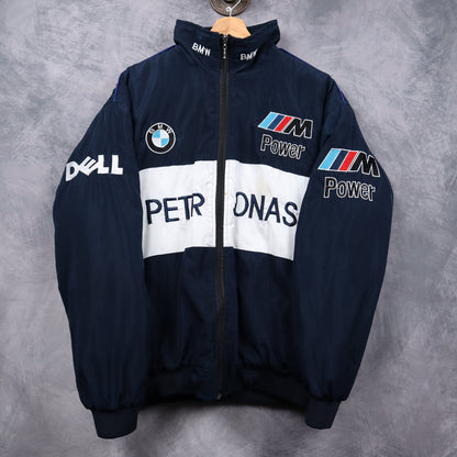 00s Navy Blue BMW Sauber F1 Team Petronas Racing Jacket 7350