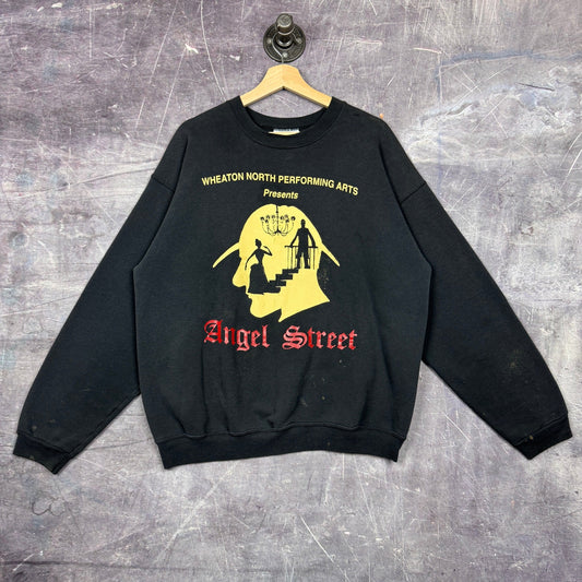 90s Angel Street Performing Arts Graphic Sweatshirt L 0035