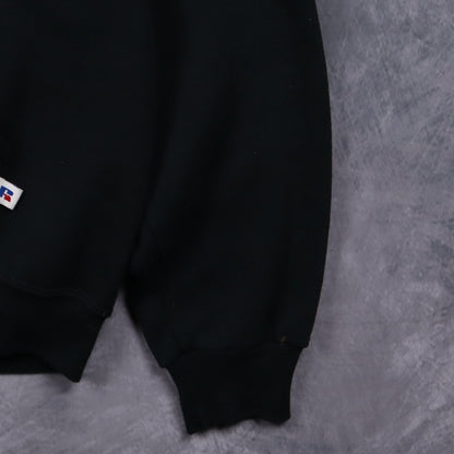 00s Black Texas Longhorns Russell Athletic Hoodie 5627