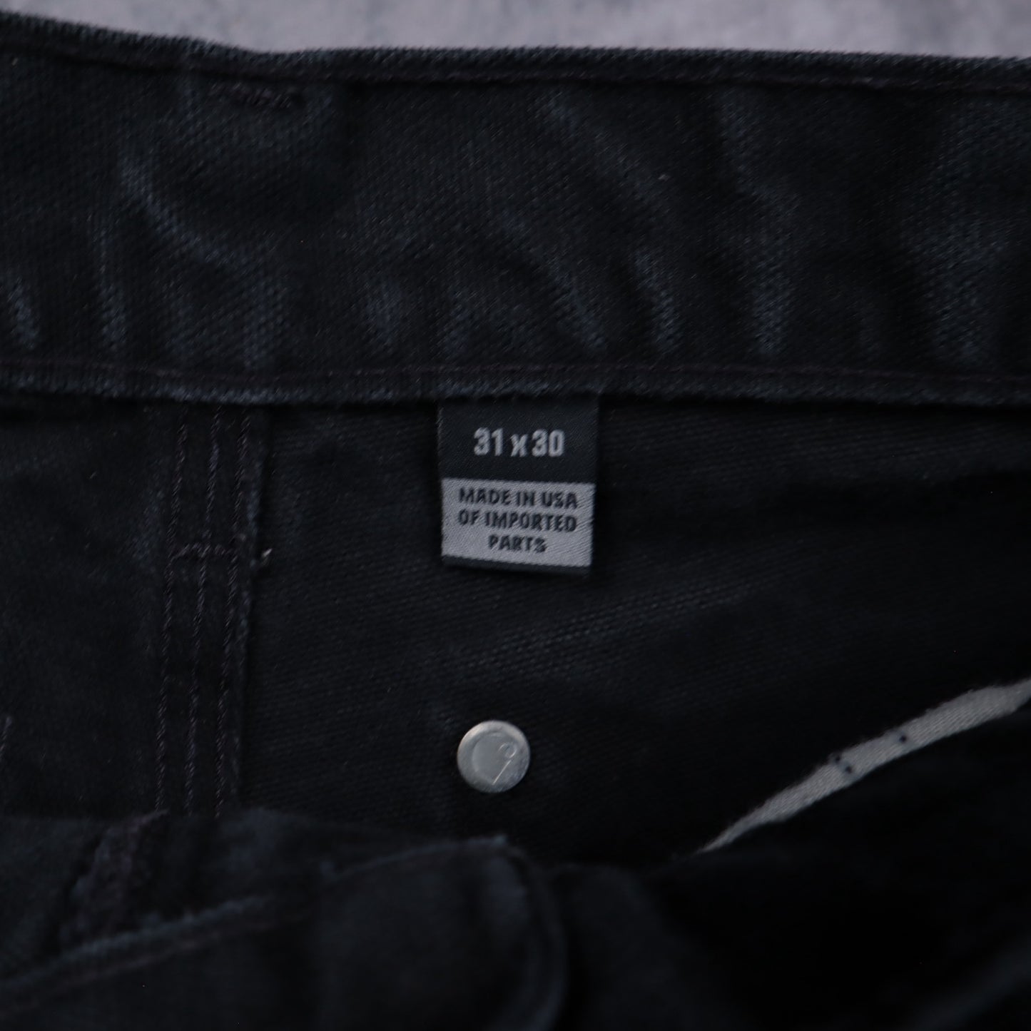 00s Black Carhartt Double Knee Carpenter Work Pants 5086