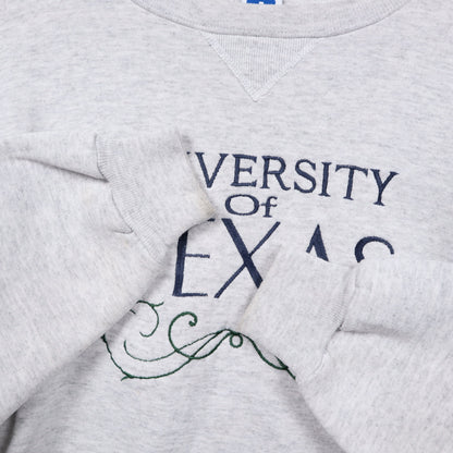90s Grey University of Texas Crewneck Sweatshirt 5832