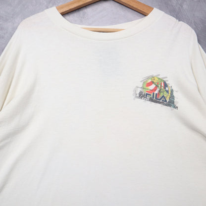 1997 White FILA US Open New York Long Sleeve Shirt 4686