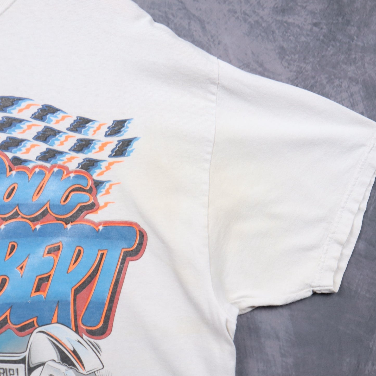 90s White Doug Herbert Snap-On Racing Shirt 5481