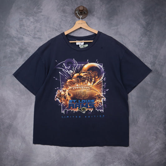 00s Navy Blue St. Louis Rams NFL Limited Edition Shirt 6591