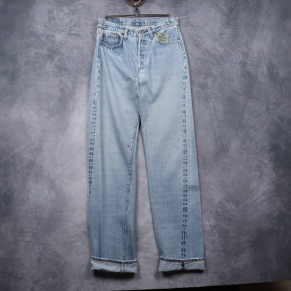 90s Light Wash Levi's Faded Denim Jeans 5057