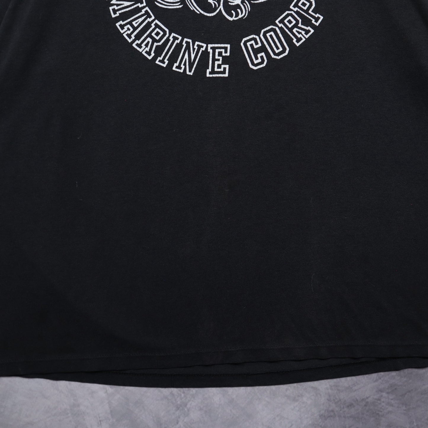 90s Black United States Marine Corps Bulldog Shirt 5579