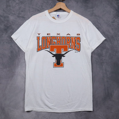 90s White Texas Longhorns Shirt 5957