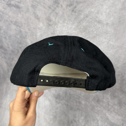 90s Black Jacksonville Jaguars Snapback Hat 6847