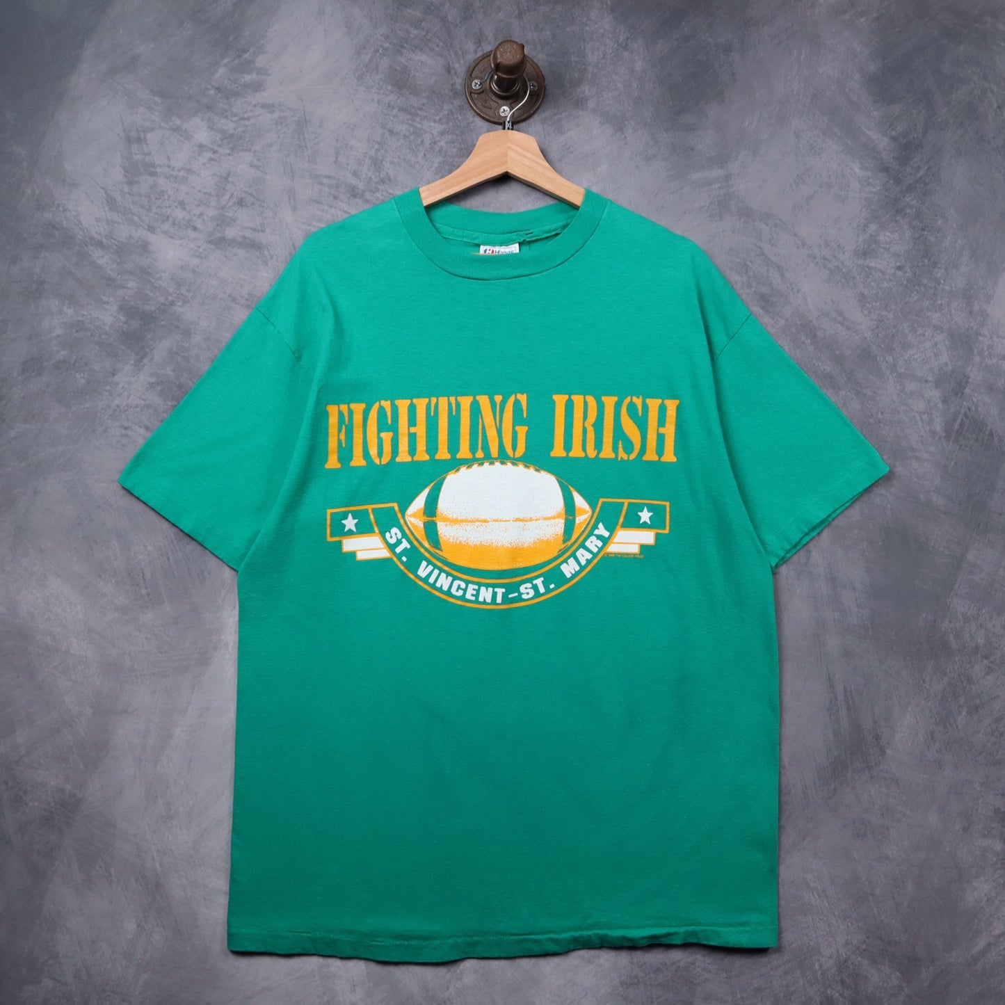 90s Green St. Vincent-St. Mary Fighting Irish Football Shirt 5421